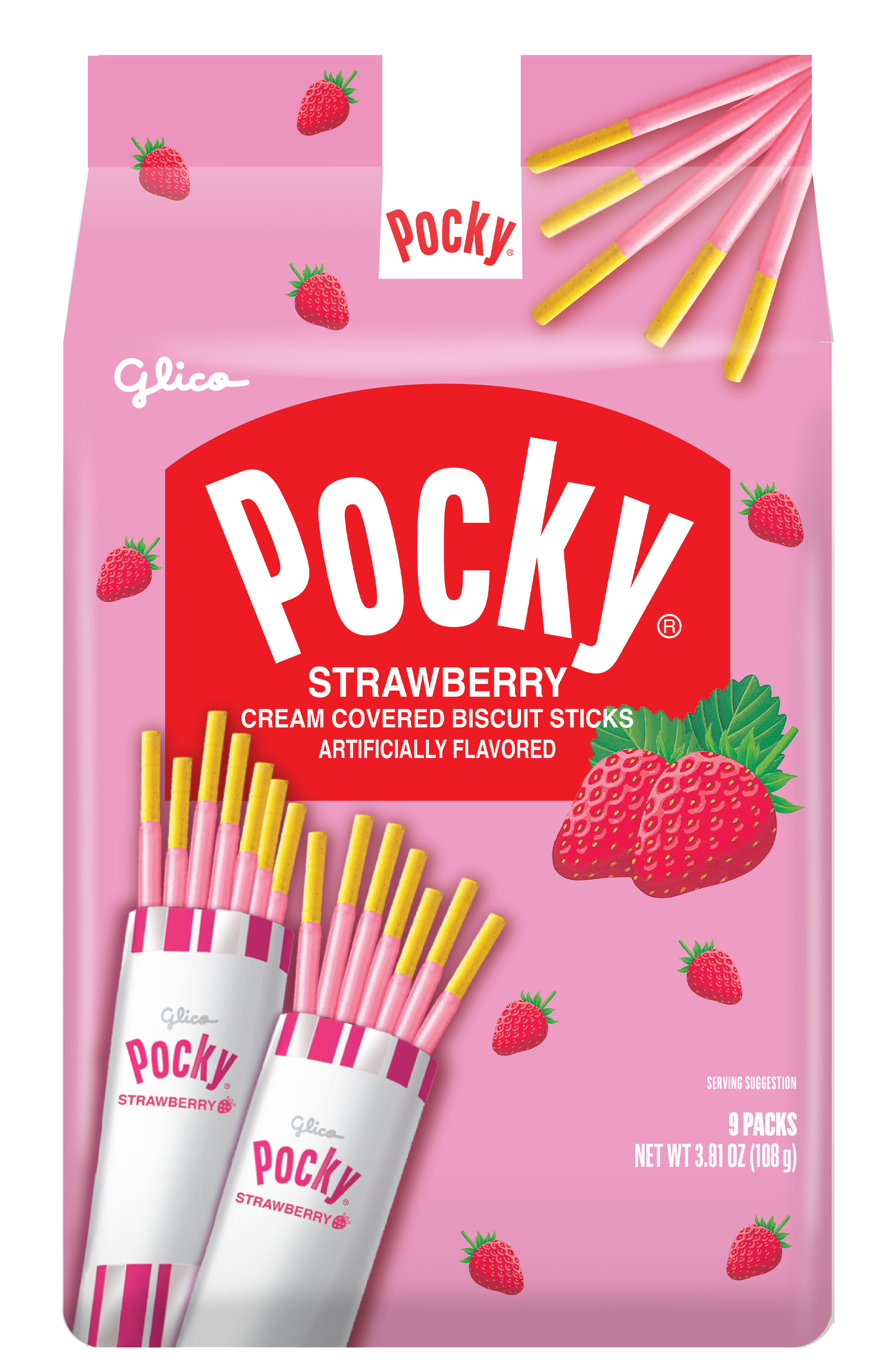 Pocky Strawberry 3.81 oz