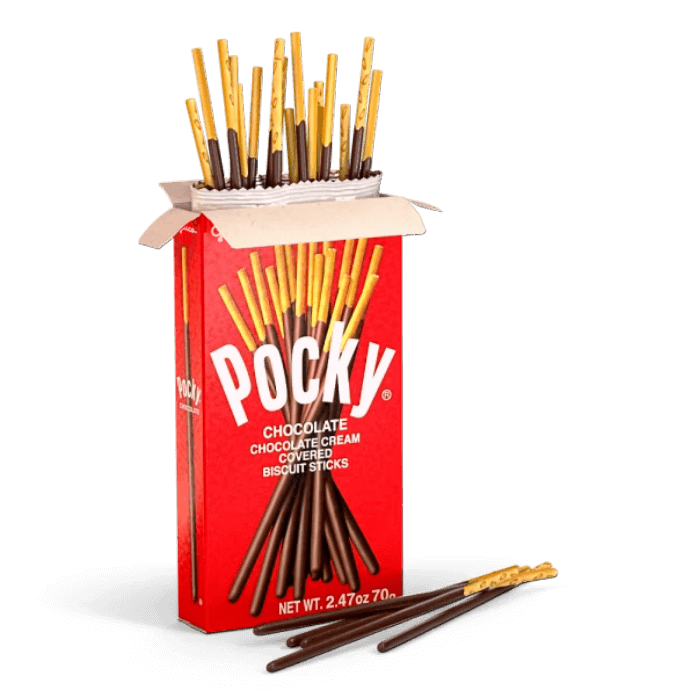 Pocky  Now sharing happiness in 5 delicious flavors!